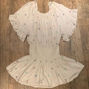 Surf Gypsy Star & Mirrored Mini Smock Dress